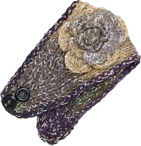 KMystic Winter Two Tone Flower Headband in Kuwait