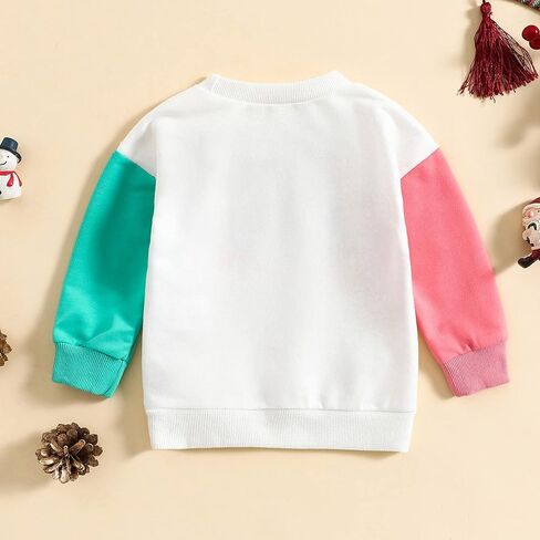 Youth Undershirt Toddler Infant Boys Girls Christmas Long Sleeve Letter Prints Pullover Tops Boys Sweatshirt in Saudi Arabia