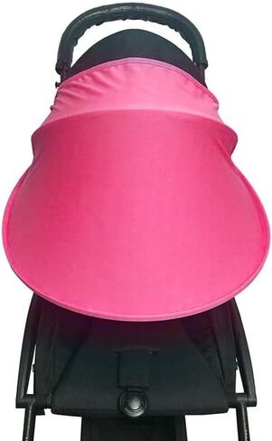 STROLLER SUN SHADE حماية الطفل من البعوض ومكافحة UV ، Extender ، انظر من خلال غطاء شبكة للركض والملحقات الصيفية - أسود in Kuwait