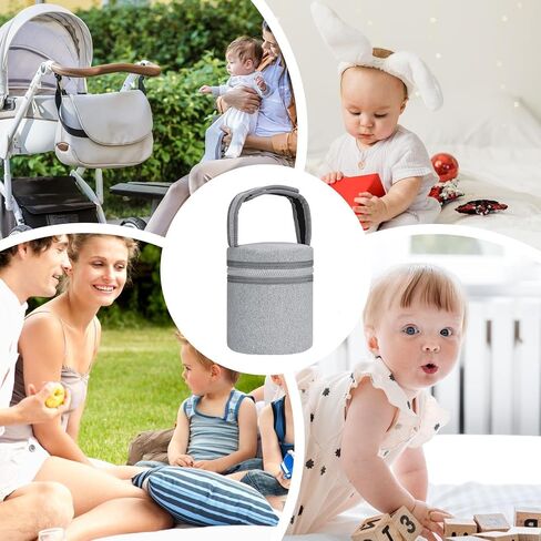 Breast Milk Storage Cooler | Bottle Cooler Bag,Milk Bottles Bag with Detachable Strap, Bottle Cooler Bag Fits 2 Large 8oz Bottles for Travel Outdoor in Saudi Arabia