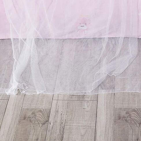 Alvinlite Deptible Dome Mosquito Net ، Round Round Summer Baby Crib Mesh Canopy Bed Netting Children Room Decoration -007 (Pink) Dome in Saudi Arabia