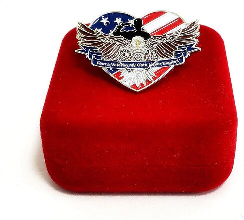 US Veterans Day Lapel Pin Badge Brooch Decorations Gifts Memorabilia Thank You in Saudi Arabia
