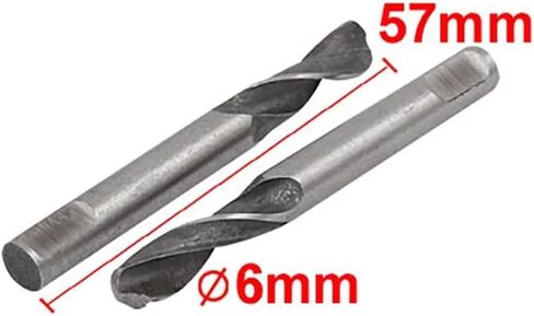 10pcs M42 HSS Saw Drill Bit 2-Flute Pilot Drilling Drill Bits for Hole Saw Arbor Pilot Pin Drill Hole 6mmx57mm in Saudi Arabia