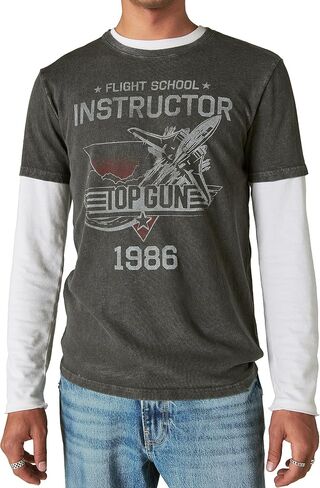 Lucky Brand Men's Top Gun 1986 Tee in Saudi Arabia