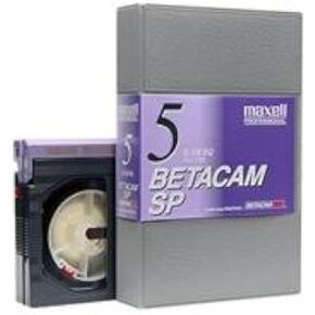 Maxell B-5MSP Betacam SP Video Tape, 5 Minute, Small