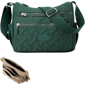 Appreciarel Crossbody Bag, Classic Luxury Crossbody Bag, Nylon Shoulder Messenger Bag, Lightweight Casual