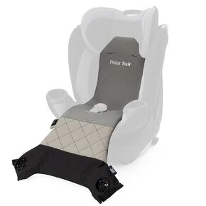 Convertible Car Seat Cooler – Active Cooling Pad with Built-in Fan, Universal Fit for Car Seats, Boosters & Strollers, No Batteries or Ice Packs, Plug & Play, for Kids 3-10 Years (Ocean)
