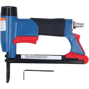 Pneumatic Power Nailer Decorative Tool Pneumatic Staple Gun 21 Gauge 1/4 to 5/8in 140 Staple Loading Capacity Air Powered Stapler for Woodworking