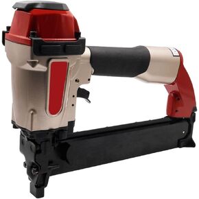 Pneumatic Power Nailer Decorative Tool 16 Gauge Pneumatic Stapler N851 7/16-inch Air Staple Gun for Fence Siding Furniture Wood Pallets Assembly Cabinets