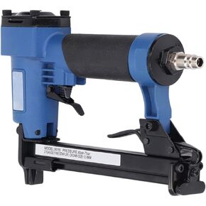 Pneumatic Power Nailer Decorative Tool Pneumatic Stapler Nail Gun Use for 1/4" 5/16" 3/8" 1/2" 5/8" Staples Woodworking Projects