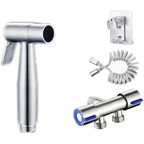 Handheld Bidet Sprayer for Toilet Cloth Diaper Sprayer Set Adjustable Water Pressure Control Bidet Toilet Sprayer for Baby/Feminine Wash