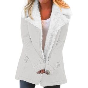 LCMTWX Women's 2023 Fashion Winter Coat Jacket Womens Winter Slim Women's Coat Coats for Women Women'S Fur Faux Fur Jackets