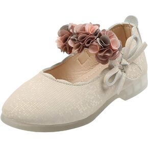Little Toddler Girls Floral Dress Shoes Soft Sole Ballerina Ballet Flat𝘀 Kids Mary Jane Boy Boots Size 5