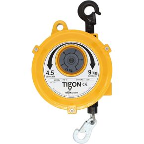 Tigon TW-9 Spring Balancer, Tool Balancer with Steel Cable, (Load Capacity: 4.5-9.0 kg/10-20 lbs)