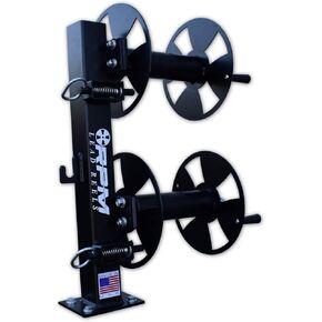 10" BLACK DOUBLE FIXED BASE WELDING LEAD REEL