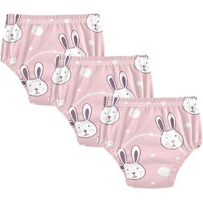 Toddler Potty Training Underwear Cotton Absorbent Soft Baby Girl Boy Potty Training Pant 2T-5T