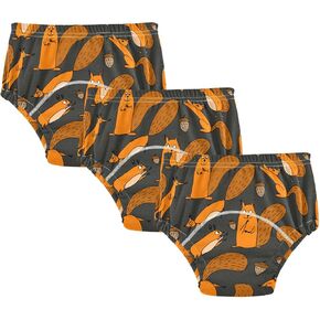 Toddler Potty Training Underwear Cotton Absorbent Soft Baby Girl Boy Potty Training Pant 2T-5T
