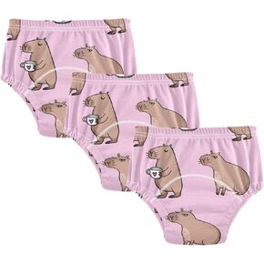 Toddler Potty Training Underwear Cotton Absorbent Soft Baby Girl Boy Potty Training Pant 2T-5T