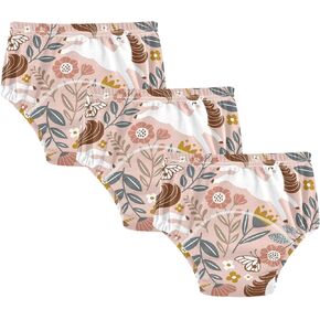 Toddler Potty Training Underwear Cotton Absorbent Soft Baby Girl Boy Potty Training Pant 2T-5T