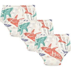Toddler Potty Training Underwear Cotton Absorbent Soft Baby Girl Boy Potty Training Pant 2T-5T