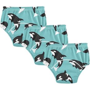 Toddler Potty Training Underwear Cotton Absorbent Soft Baby Girl Boy Potty Training Pant 2T-5T