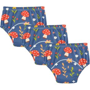 Toddler Potty Training Underwear Cotton Absorbent Soft Baby Girl Boy Potty Training Pant 2T-5T