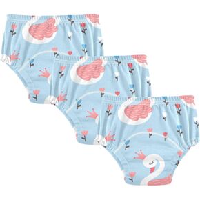 Toddler Potty Training Underwear Cotton Absorbent Soft Baby Girl Boy Potty Training Pant 2T-5T