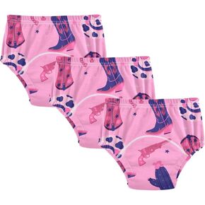Toddler Potty Training Underwear Cotton Absorbent Soft Baby Girl Boy Potty Training Pant 2T-5T
