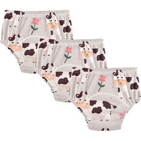 Toddler Potty Training Underwear Cotton Absorbent Soft Baby Girl Boy Potty Training Pant 2T-5T
