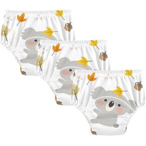 Toddler Potty Training Underwear Cotton Absorbent Soft Baby Girl Boy Potty Training Pant 2T-5T