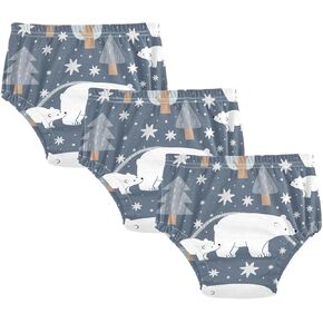 Toddler Potty Training Underwear Cotton Absorbent Soft Baby Girl Boy Potty Training Pant 2T-5T