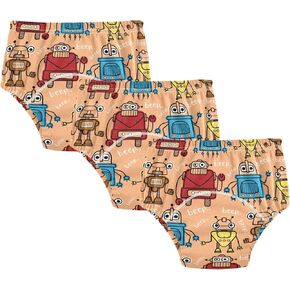 Toddler Potty Training Underwear Cotton Absorbent Soft Baby Girl Boy Potty Training Pant 2T-5T