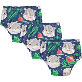 Toddler Potty Training Underwear Cotton Absorbent Soft Baby Girl Boy Potty Training Pant 2T-5T