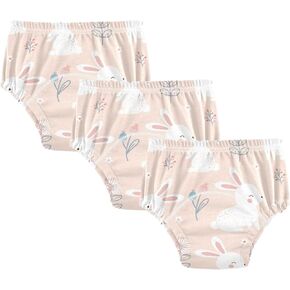 Toddler Potty Training Underwear Cotton Absorbent Soft Baby Girl Boy Potty Training Pant 2T-5T
