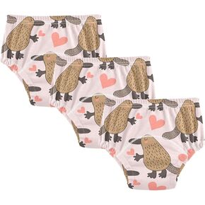 Toddler Potty Training Underwear Cotton Absorbent Soft Baby Girl Boy Potty Training Pant 2T-5T