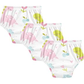Toddler Potty Training Underwear Cotton Absorbent Soft Baby Girl Boy Potty Training Pant 2T-5T