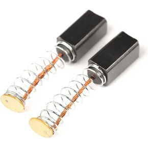 2pcs 5mm x 5mm x 8mm Carbon Motor Brush - For Mini Power Drill Electric Grinder - With Spring Coil Copper Wire Electrical Spare Part Accessories Brushes Set Replacement Electronic Rotary Tool