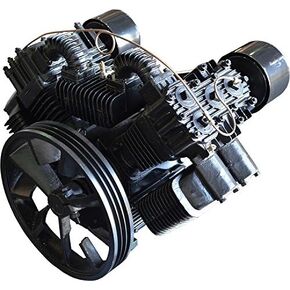Compressor L800147 LP230 Two-Stage Saylor Beall Style 4 Cylinder Compressor Pump, 15-30 HP