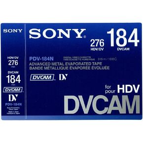 Sony PDV184N DVCAM 184 Minute Tape