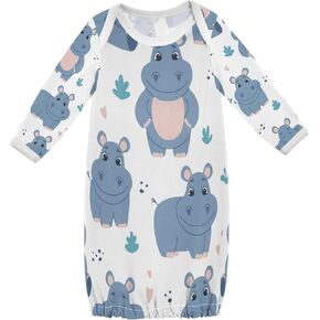 Baby Boy Girl Sleeper Gown Cotton Nightgowns Clothes