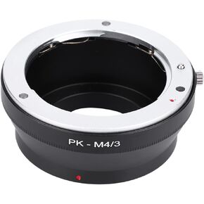 PK M4/3 Metal Operation Adapter Ring for Manual Metal for E-P1 E-P2 E-PL1 G1/G2/GF1 Black 1 Pack