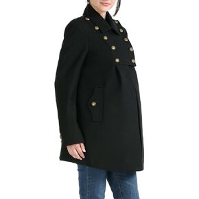 Momo Maternity Outerwear Women Stella Wool Pea Coat Pregnancy Winter Jacket Small