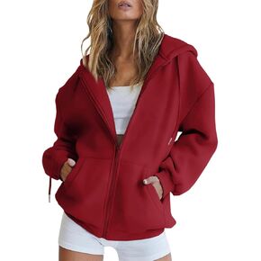 كامبف سقوط بلوزات للنساء zip up hoodies sweatshirt كبيرة الحجم y2k ملابس الرباط غير الرسمية مع جيوب