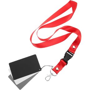 Gadpiparty 4pcs Cards Grey and White Exposure Reference Cards for Accurate Color Calibration Photography Material Carrying Cord