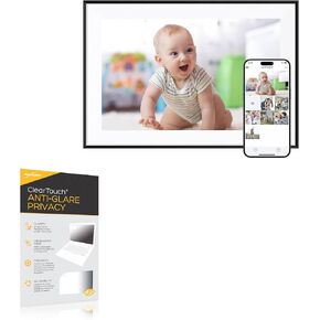 BoxWave Screen Protector Compatible with Dragon Touch Digital Picture Frame Modern 10 Charm (10.1 in) - ClearTouch Anti-Glare Privacy (2-Pack), Privacy Screen Protector Flexible Film Anti-Glare