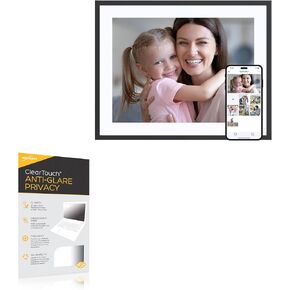 BoxWave Screen Protector Compatible with Dragon Touch Digital Picture Frame 4:3 (16.7 in) - ClearTouch Anti-Glare Privacy (2-Pack), Privacy Screen Protector Flexible Film Anti-Glare