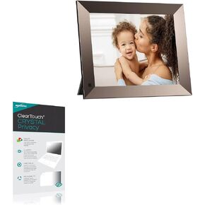 BoxWave Screen Protector Compatible with Dragon Touch Digital Picture Frame (10 in) TOMPOL-0518-1131-6 - ClearTouch Crystal Privacy (2-Pack), Privacy Screen Protector Flexible Film Clear