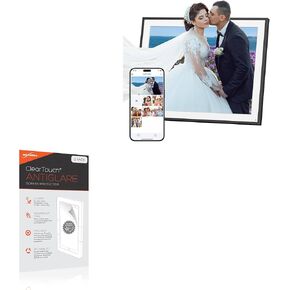 BoxWave Screen Protector Compatible with Dragon Touch Digital Picture Frame Modern 19 (19 in) - ClearTouch Anti-Glare (2-Pack), Anti-Fingerprint Matte Film Skin