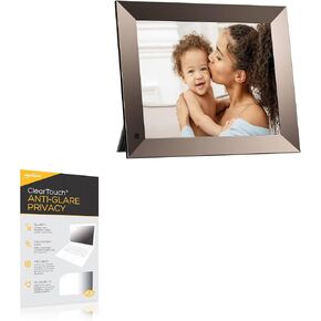 BoxWave Screen Protector Compatible with Dragon Touch Digital Picture Frame (10 in) TOMPOL-0518-1131-6 - ClearTouch Anti-Glare Privacy (2-Pack), Privacy Screen Protector Flexible Film Anti-Glare