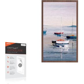BoxWave Screen Protector Compatible with Dragon Touch Large Digital Picture Frame (21.5 in) - ClearTouch Anti-Glare (2-Pack), Anti-Fingerprint Matte Film Skin